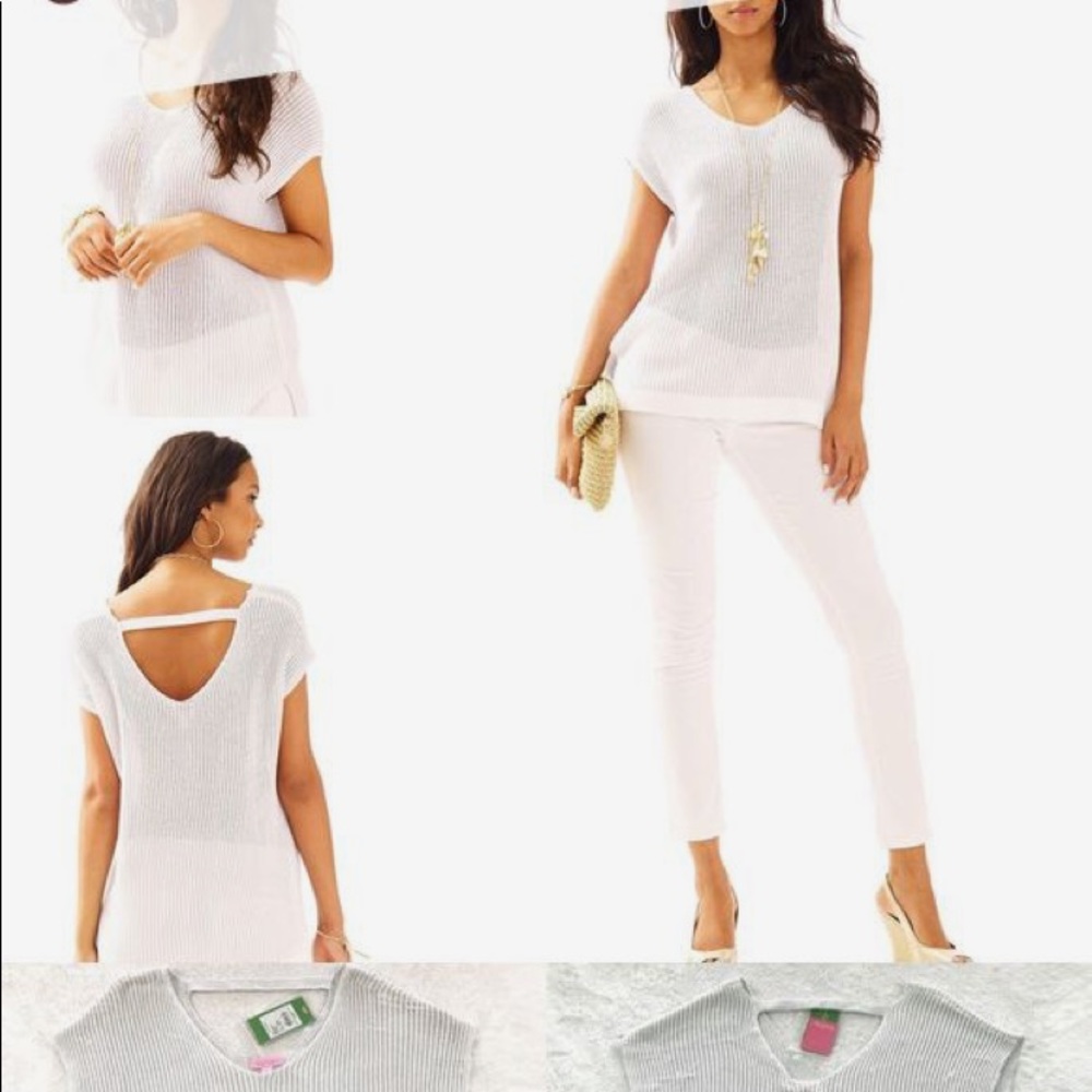 Lilly Pulitzer Gilly metallic sweater